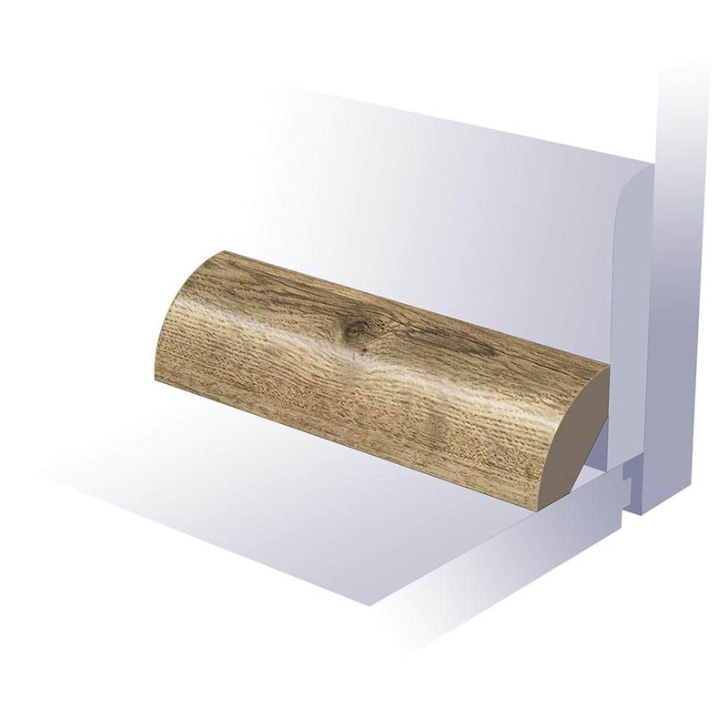 SELKIRK FLOORS New Harbor 0.8 in. T x 0.8 in. W x 94 in. L Waterproof Quarter Round Moulding SK70002QR