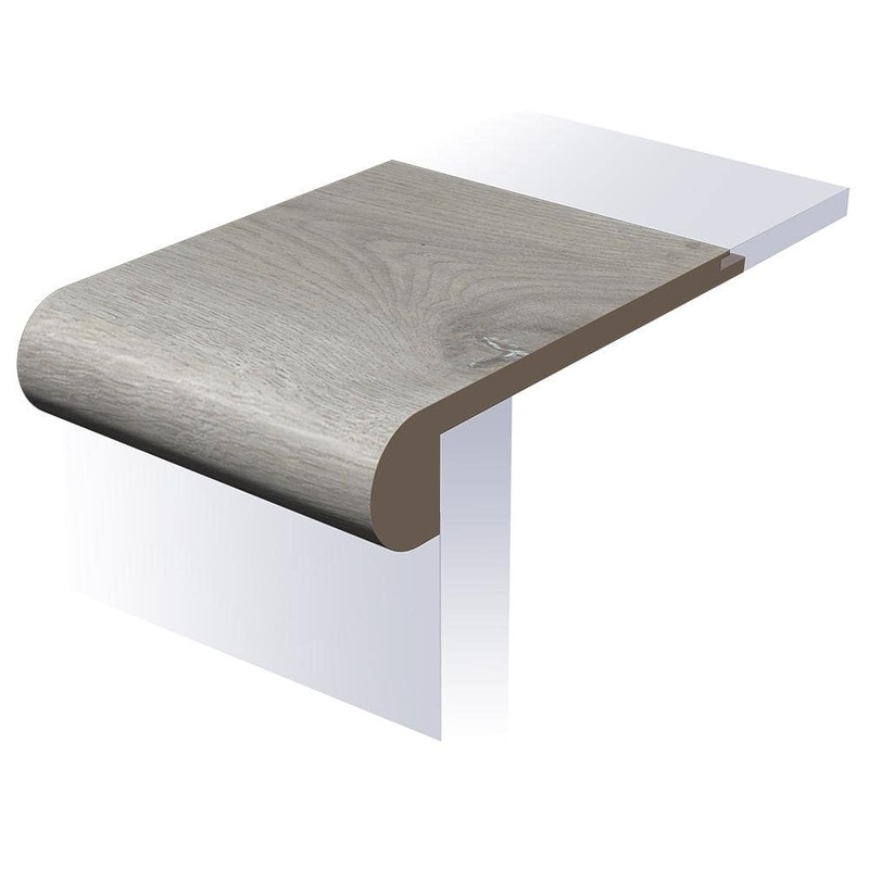 SELKIRK FLOORS Restless Smith Cove 1 in. T x 4-1/2 in. W x 94 in. L Waterproof Flush Stair Nose Moulding SK55807FSN