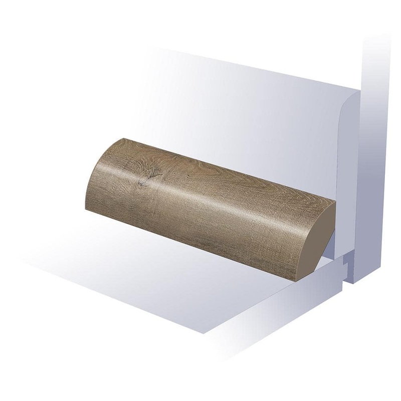 SELKIRK FLOORS Scenic Lake Shore 0.8 in. T x 0.8 in. W x 94 in. L Waterproof Quarter Round Moulding SK70005QR