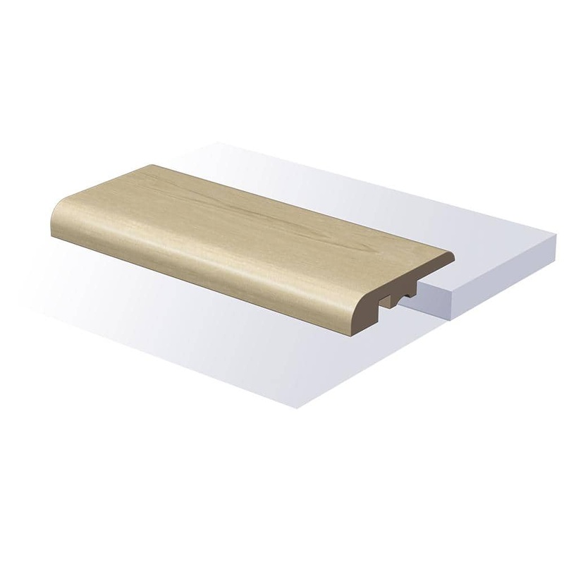 SELKIRK FLOORS Simple Euclid 0.35 in. T x 1.57 in. W x 94 in. L Waterproof Vinyl End Cap Moulding SK55667EC