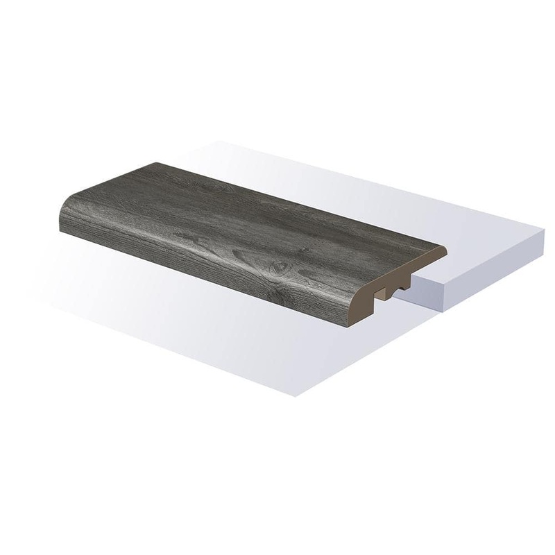 SELKIRK FLOORS Urban Still Water 0.35 in. T x 1.57 in. W x 94 in. L Waterproof Vinyl End Cap Moulding SK70004EC