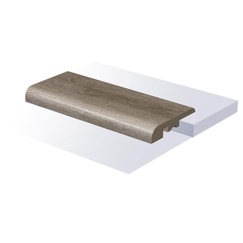 SELKIRK FLOORS Windy Pappagallo 0.35 in. T x 1.57 in. W x 94 in. L Waterproof Vinyl End Cap Moulding SK55801EC