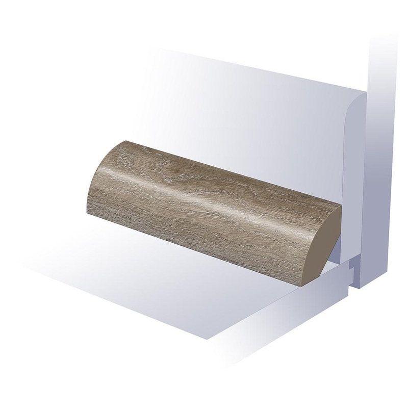 SELKIRK FLOORS Windy Pappagallo 0.8 in. T x 0.8 in. W x 94 in. L Waterproof Quarter Round Moulding SK55801QR