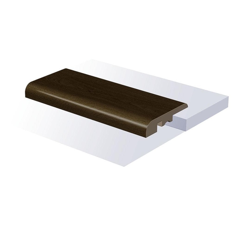 SELKIRK FLOORS Witty Bloomington 0.35 in. T x 1.57 in. W x 94 in. L Waterproof Vinyl End Cap Moulding SK55686EC