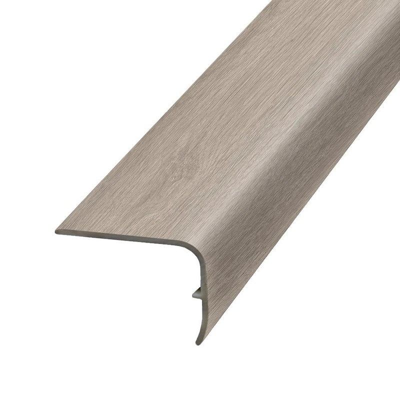 PERFORMANCE ACCESSORIES Alpaca 1.32 in. Thick x 1.88 in. Wide x 78.7 in. Length Vinyl Stair Nose Molding VSNP-06868
