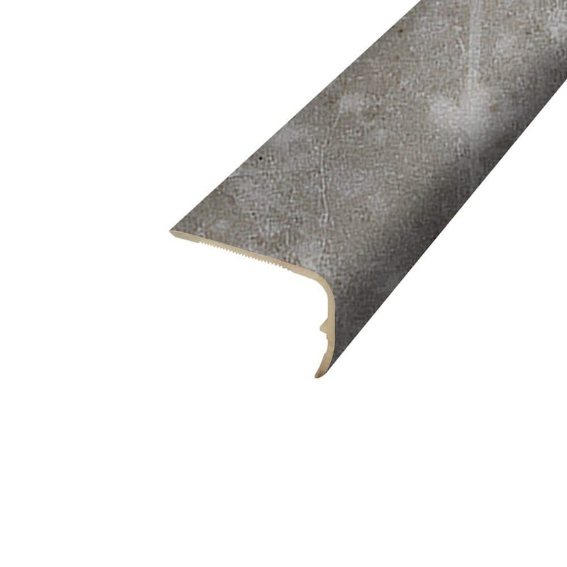 PERFORMANCE ACCESSORIES Baxley 1.32 in. Thick x 1.88 in. Wide x 78.7 in. Length Vinyl Stair Nose Molding VSNP-08044