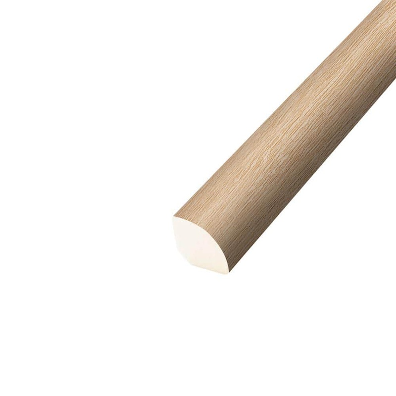 PERFORMANCE ACCESSORIES Dusk 0.75 in. T x 0.75 in. W x 94.9 in. Vinyl Quarter Round Molding VQND-07652