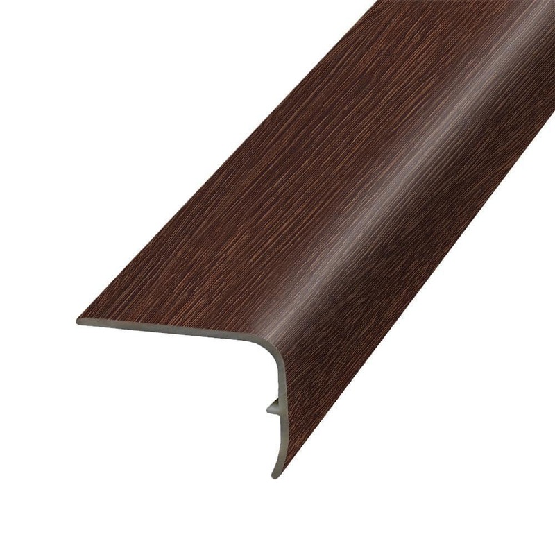 PERFORMANCE ACCESSORIES Grizzly 1.32 in. Thick x 1.88 in. Wide x 78.7 in. Length Vinyl Stair Nose Molding VSNP-05979