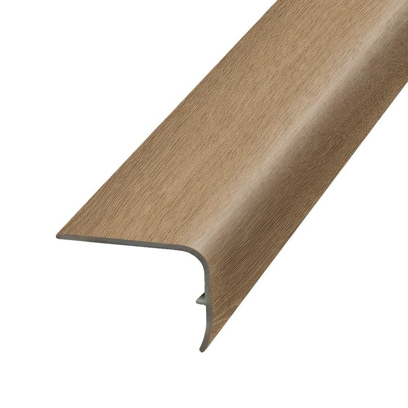 PERFORMANCE ACCESSORIES Hedgehog 1.32 in. Thick x 1.88 in. Wide x 78.7 in. Length Vinyl Stair Nose Molding VSNP-05391