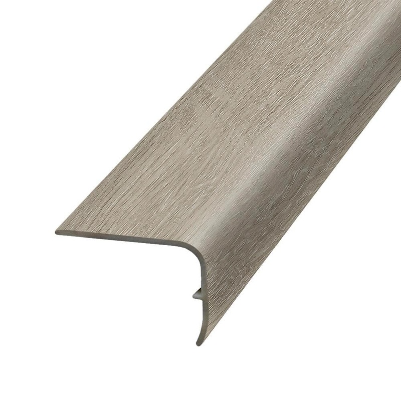 PERFORMANCE ACCESSORIES Moonstone 1.32 in. Thick x 1.88 in. Wide x 78.7 in. Length Vinyl Stair Nose Molding VSNP-07664