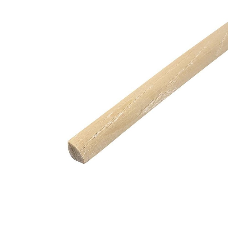 PERFORMANCE ACCESSORIES Oak Wood Grain 0.5 in. T x 0.5 in. W x 94 in. L Vinyl Flexible Shoe Molding FBSHO-STAIN