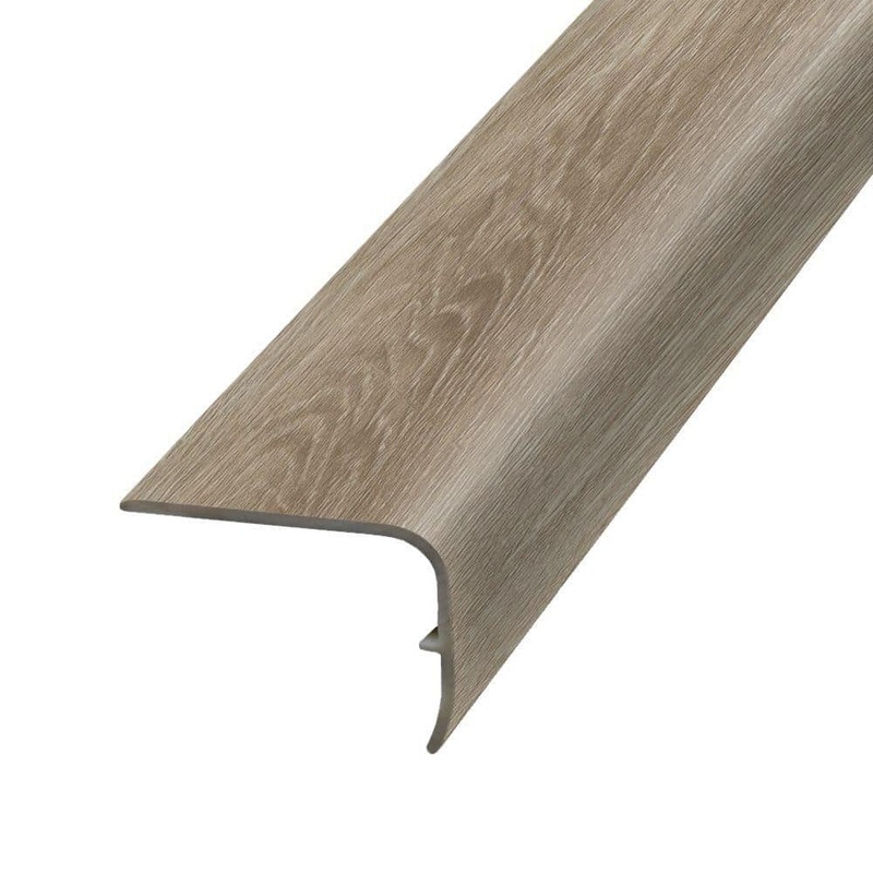 PERFORMANCE ACCESSORIES Palenque 1.32 in. Thick x 1.88 in. Wide x 78.7 in. Length Vinyl Stair Nose Molding VSNP-08166