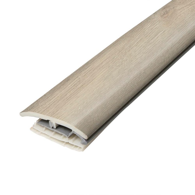 PERFORMANCE ACCESSORIES Powder 0.31 in. T x 2 in. W x 78.7 in. L Vinyl 4-in-1 Molding V4IN1-04618