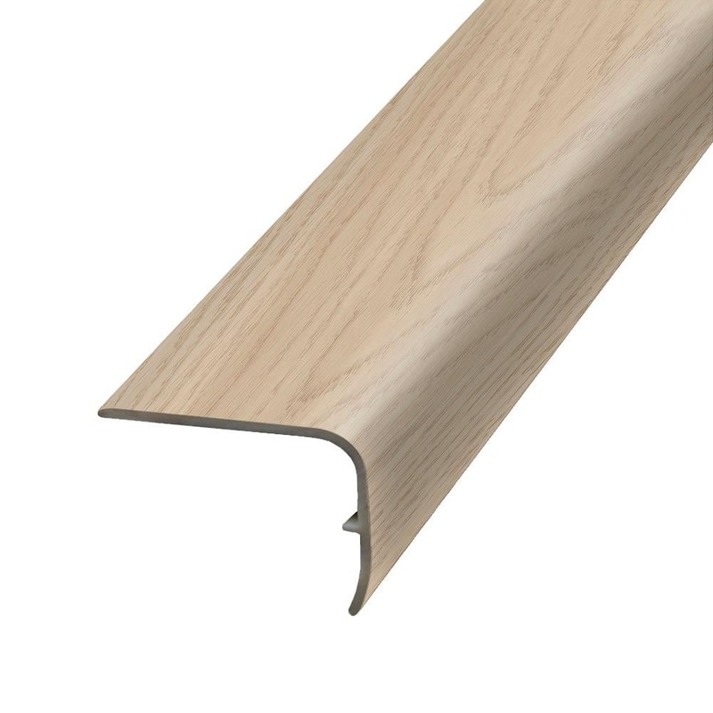 PERFORMANCE ACCESSORIES Spring Park 1.32 in. Thick x 1.88 in. Wide x 78.7 in. Length Vinyl Stair Nose Molding VSNP-06842