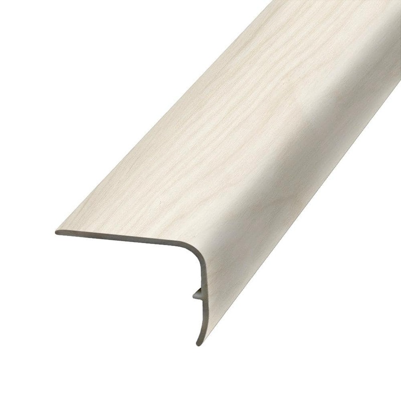 PERFORMANCE ACCESSORIES Vista 1.32 in. Thick x 1.88 in. Wide x 78.7 in. Length Vinyl Stair Nose Molding VSNP-06845
