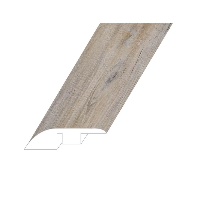 Montserrat Amare Gilded Slate 0.6 in. T x 1.8 in. W x 94.5 in. L Vinyl Reducer Molding REDMNST-2019062