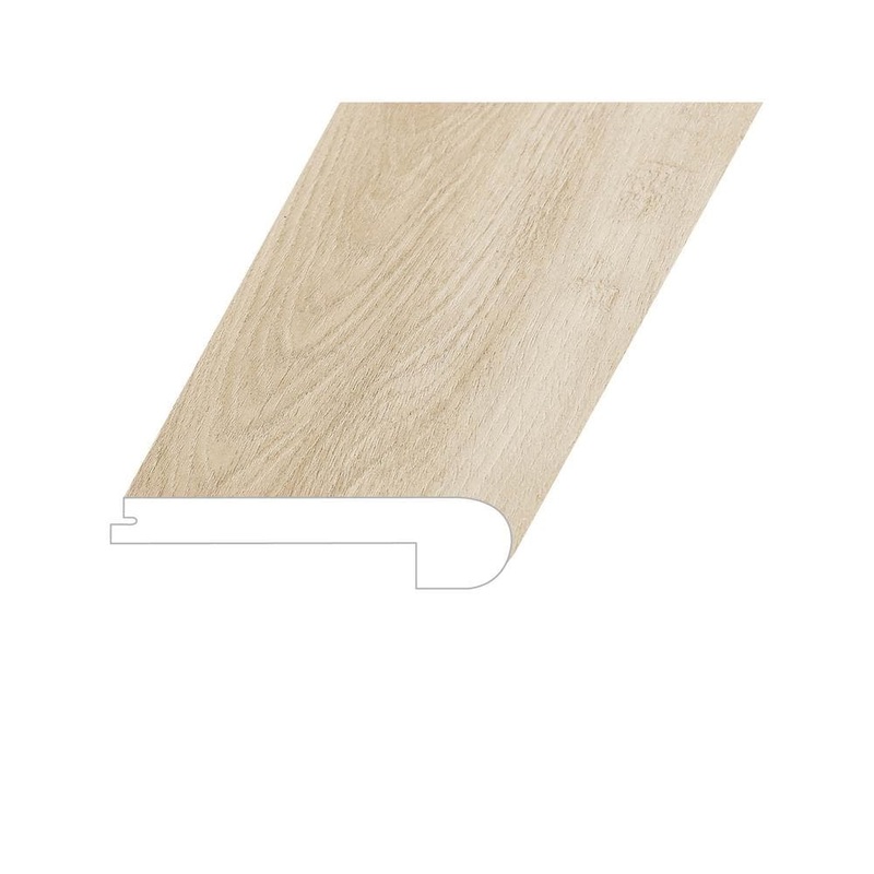 Montserrat Invicta Mesa Tan 1 in. Thick x 4.5 in. Wide x 94.5 in. Length Vinyl Flush Stair Nose Molding FSTNMNST2019051