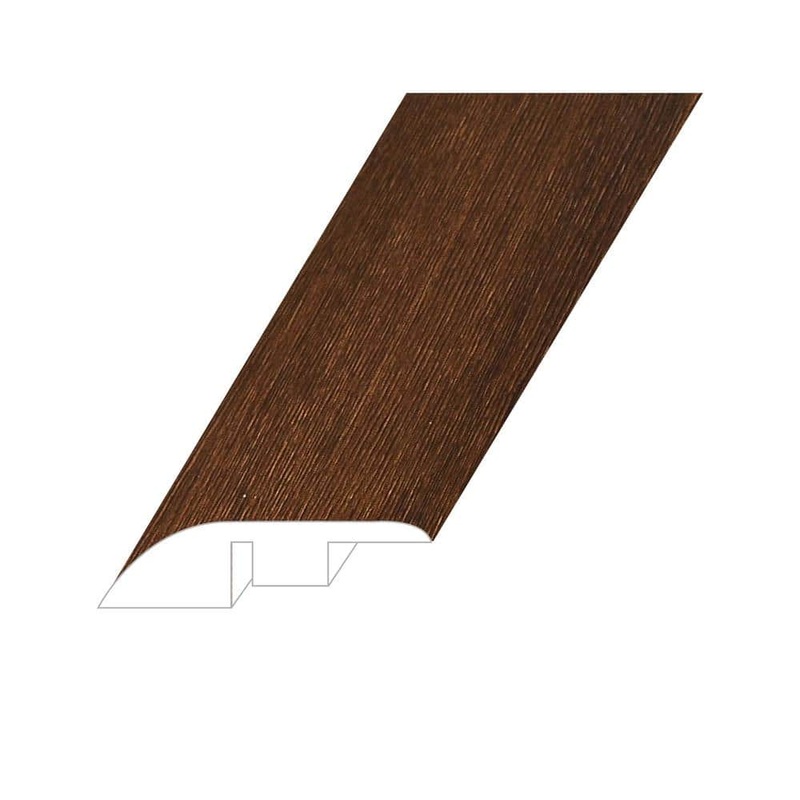 Montserrat Opus Prime Chestnut 0.6 in. T x 1.8 in. W x 94.5 in. L Vinyl Reducer Molding REDMNST-2018026
