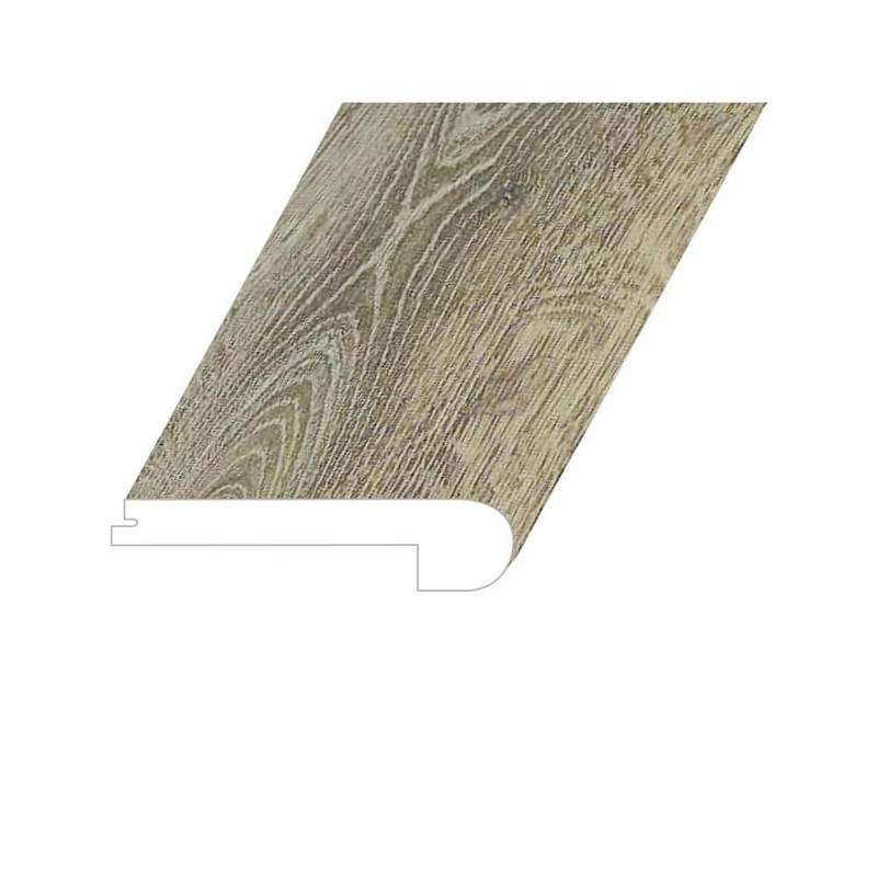 Montserrat Romulus Akaroa Ash 1 in. Thick x 4.5 in. Wide x 94.5 in. Length Vinyl Flush Stair Nose Molding FSTNMNST2018022