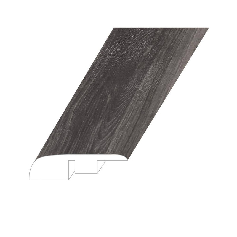 Montserrat Veritas Rooted Graphite 0.59 in. T x 1.38 in. W x 94.49 in. L Vinyl End Cap Molding ECMNST-2019066