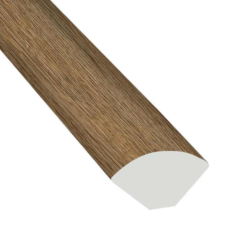 MSI Edwards Oak 0.75 in. Thick x 3/4 in. Wide x 47 in. Length Luxury Vinyl Quarter Round Molding VTTHDEDWOAK47QR