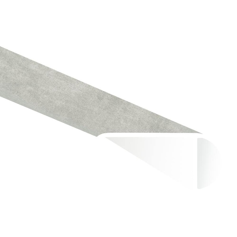 MSI Mountains Gray 0.75 in. T x 2.33 in. W x 94 in. L Luxury Vinyl Overlapping Stair Nose Molding VTTHDMOUSTE-OSN