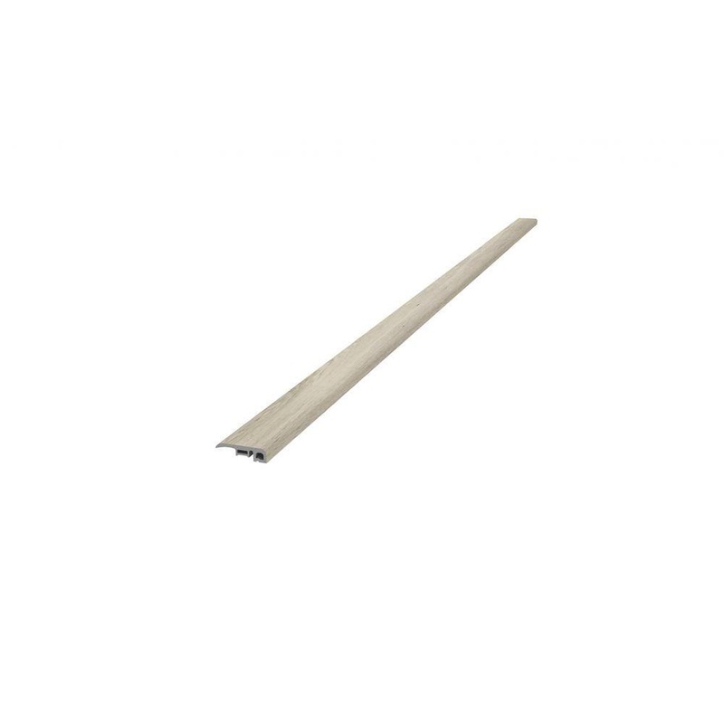 NewTechWood EverLux Clamshell Gray 0.39 in. T x 1.38 in. W x 84 in. L Reducer Molding ECR01-7-CGY