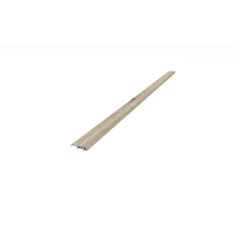 NewTechWood EverLux Elephant Gray 0.39 in. T x 1.38 in. W x 84 in. L Reducer Molding ECR01-7-EGY