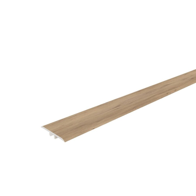 NewTechWood Everlux Premium Flooring Alice Desert Brown 0.31 in. T x 1.96 in. W x 94.5 in. L T Molding TMO-8-ADB