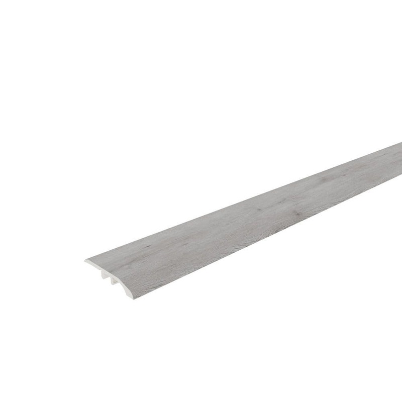 NewTechWood Everlux Premium Flooring Camila Rustic Gray 0.31 in. T x 1.96 in. W x 94.5 in. L End Molding EMO-8-CRG