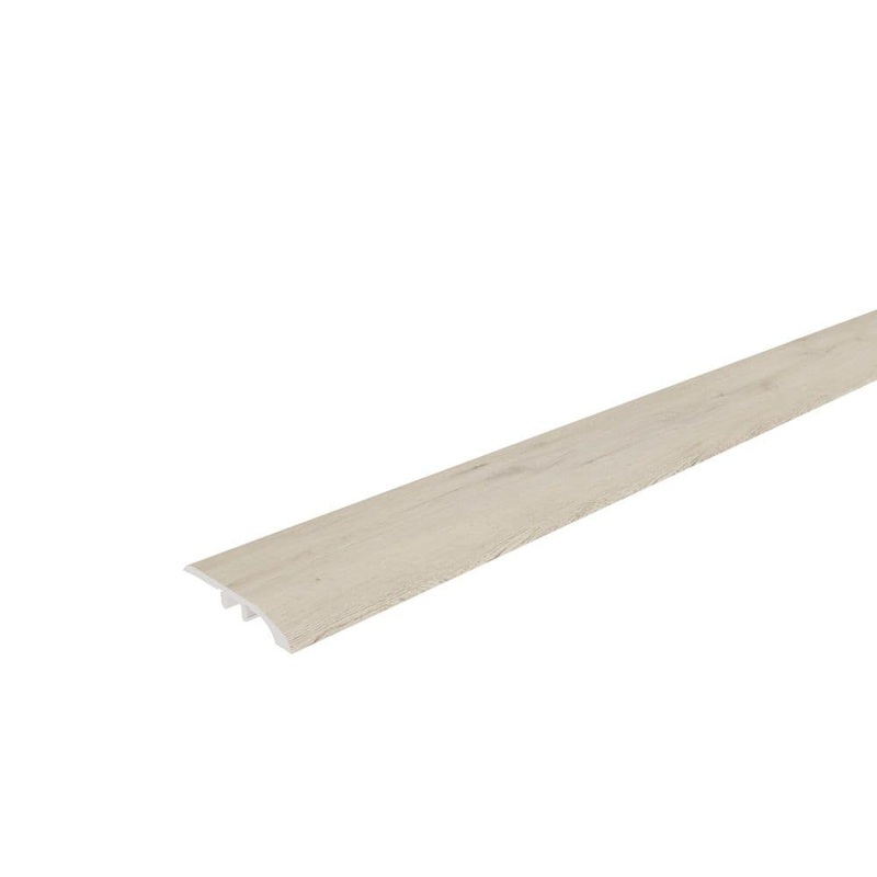 NewTechWood Everlux Premium Flooring Teresa Wheat Brown 0.31 in. T x 1.96 in. W x 94.5 in. L End Molding EMO-8-TWB