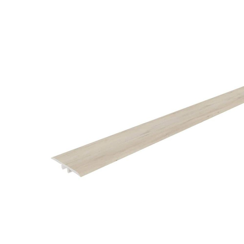 NewTechWood Everlux Premium Flooring Teresa Wheat Brown 0.31 in. T x 1.96 in. W x 94.5 in. L T Molding TMO-8-TWB