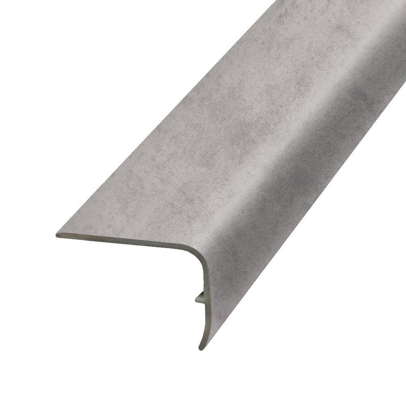 PERFORMANCE ACCESSORIES Manatee 1.32 in. Thick x 1.88 in. Wide x 78.7 in. Length Vinyl Stair Nose Molding VSNP-05969