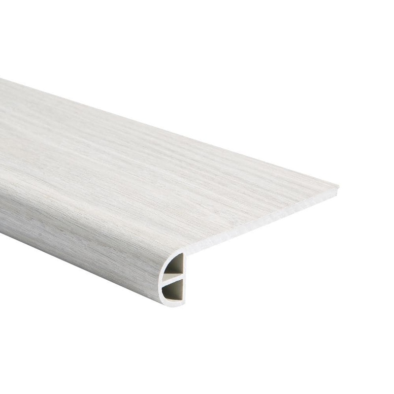 Malibu Wide Plank French Oak Amelia 0.984 in. T x 4.527 in. Width x 94.48 in. L Vinyl Flush Stair Nose Molding HDMVCL882-FSN