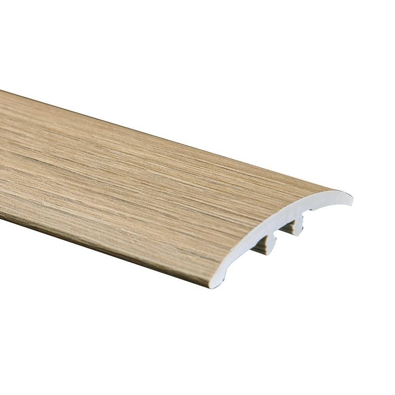 Malibu Wide Plank French Oak Belle Harbor 0.275 in. Thickness x 1.85 in. Width x 94.48 in. Length Vinyl 3 in 1 Molding HDLECL4931-3N1