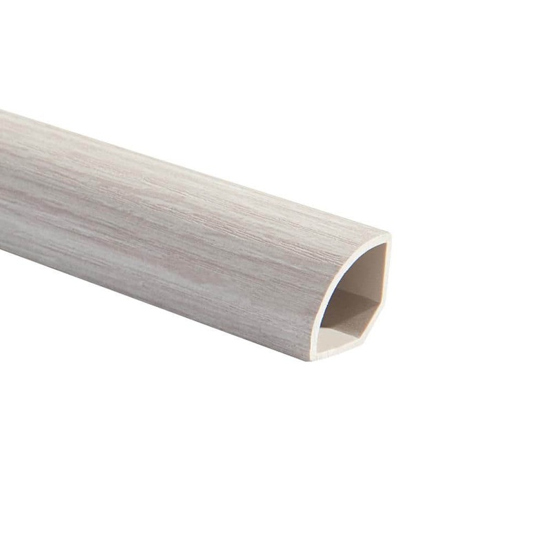 Malibu Wide Plank French Oak Destin 0.66 in. T x 1.1 in. Width x 94.48 in. L Quarter Round Molding HDMVCL851-QR