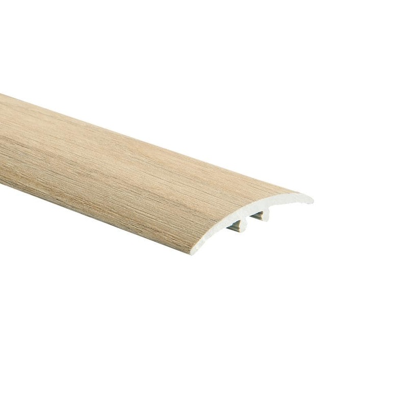 Malibu Wide Plank French Oak Glendale 0.275 in. T x 1.85 in. W x 94.48 in. L Vinyl 3 in 1 Molding HDMVCL438-3N1