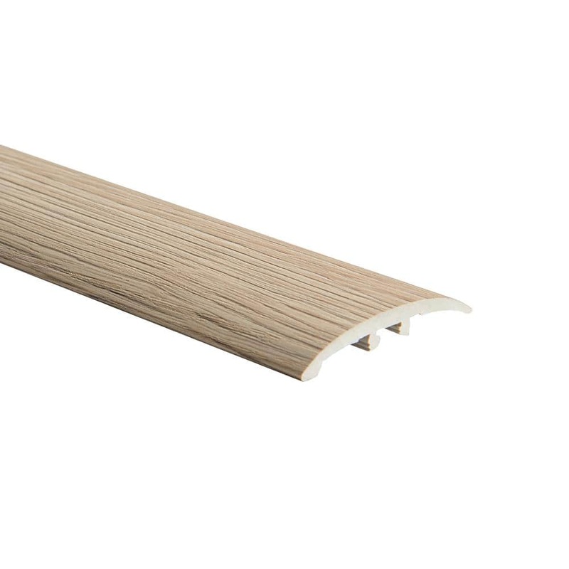 Malibu Wide Plank French Oak Mavericks/Montclair 0.275 in. T x 1.85 in. W x 94.48 in. L Vinyl 3-in-1 Molding HDMLCL953-3N1