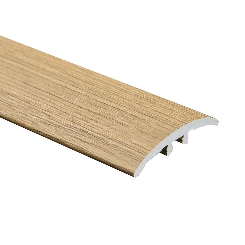 Malibu Wide Plank French Oak Mountain View 0.275 in. Thickness x 1.85 in. Width x 94.48 in. Length Vinyl 3 in 1 Molding HDLECL4870-3N1