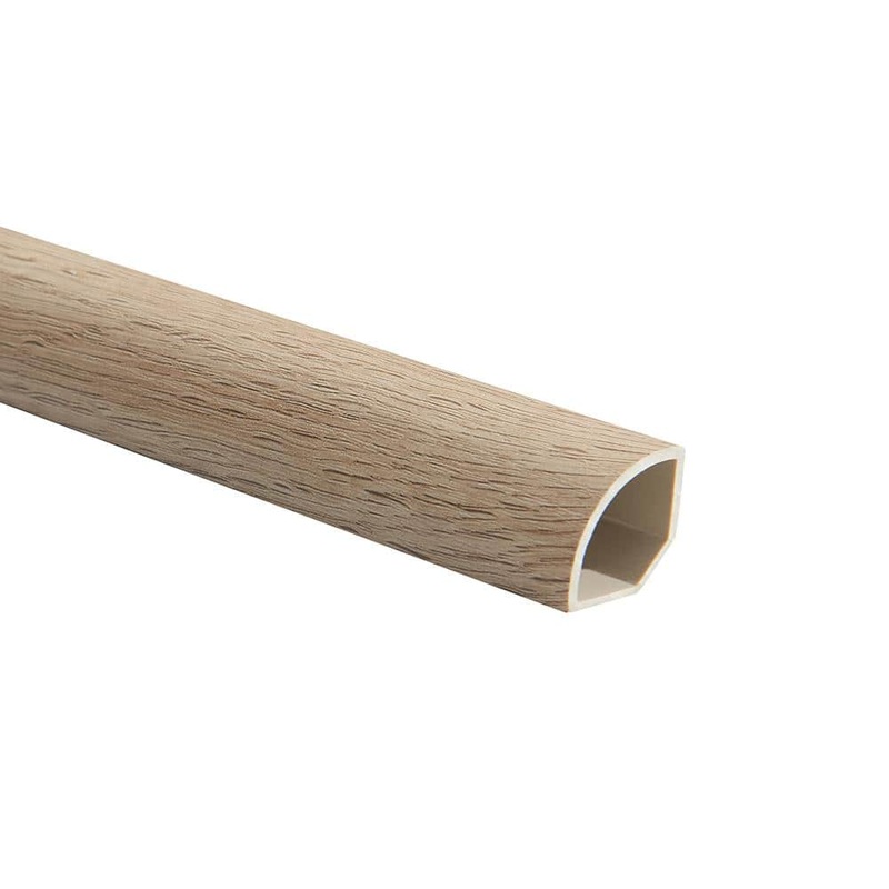 Malibu Wide Plank French Oak Newark 0.66 in. T x 1.1 in. W x 94.48 in. L Quarter Round HDMLCL028-QR