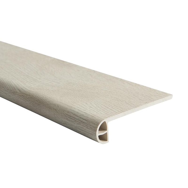 Malibu Wide Plank French Oak Oakdale 0.984 in. T x 4.527 in. W x 94.48 in. L Vinyl Flush Stair Nose Molding HDMLCL035-FSN