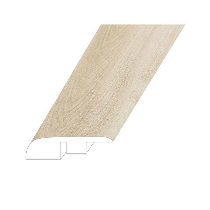 Montserrat Invicta Mesa Tan 0.59 in. T x 1.38 in. W x 94.49 in. L Vinyl End Cap Molding ECMNST-2019051