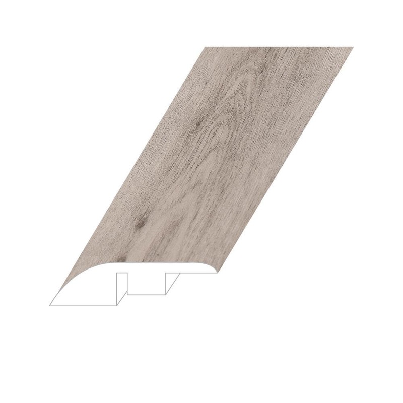 Montserrat Invicta Novel Taupe 0.6 in. Thick x 1.8 in. Wide x 94.5 in. Length Vinyl Reducer Molding REDMNST-2019057