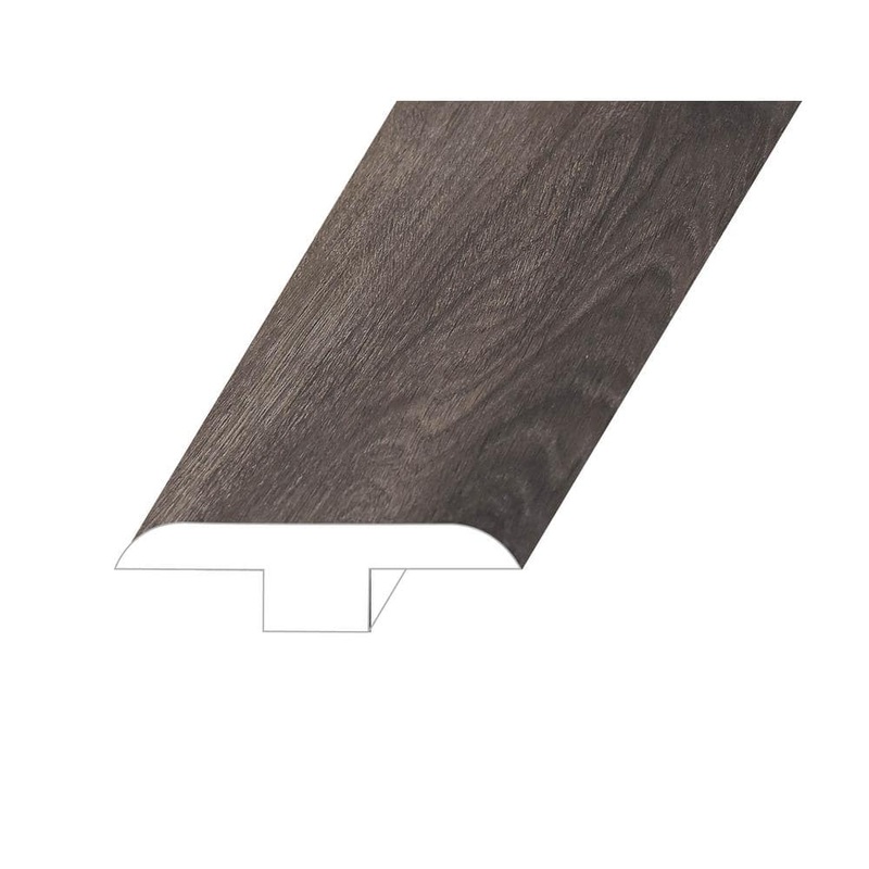 Montserrat Invicta Raw Umber 0.5 in. Thick x 1.8 in. Wide x 94.5 in. Length Vinyl T-Molding TMMNST-2019055