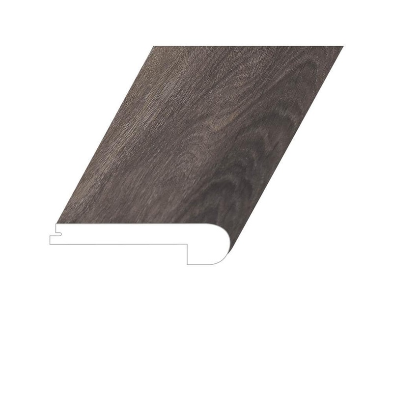 Montserrat Invicta Raw Umber 1 in. Thick x 4.5 in. Wide x 94.5 in. Length Vinyl Flush Stair Nose Molding FSTNMNST2019055