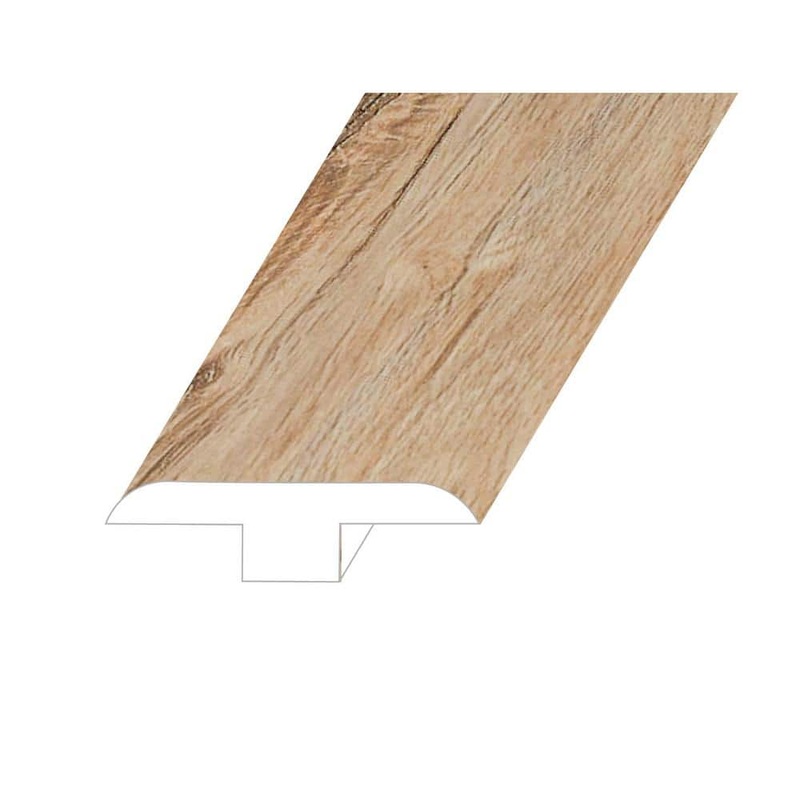 Montserrat Manifesto Sublime Teak 0.5 in. Thick x 1.8 in. Wide x 94.5 in. Length Vinyl T-Molding TMMNST-2018032