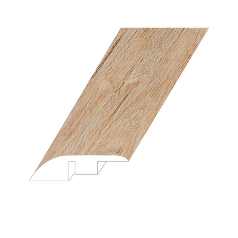 Montserrat Manifesto Sublime Teak 0.6 in. Thick x 1.8 in. Wide x 94.5 in. Length Vinyl Reducer Molding REDMNST-2018032