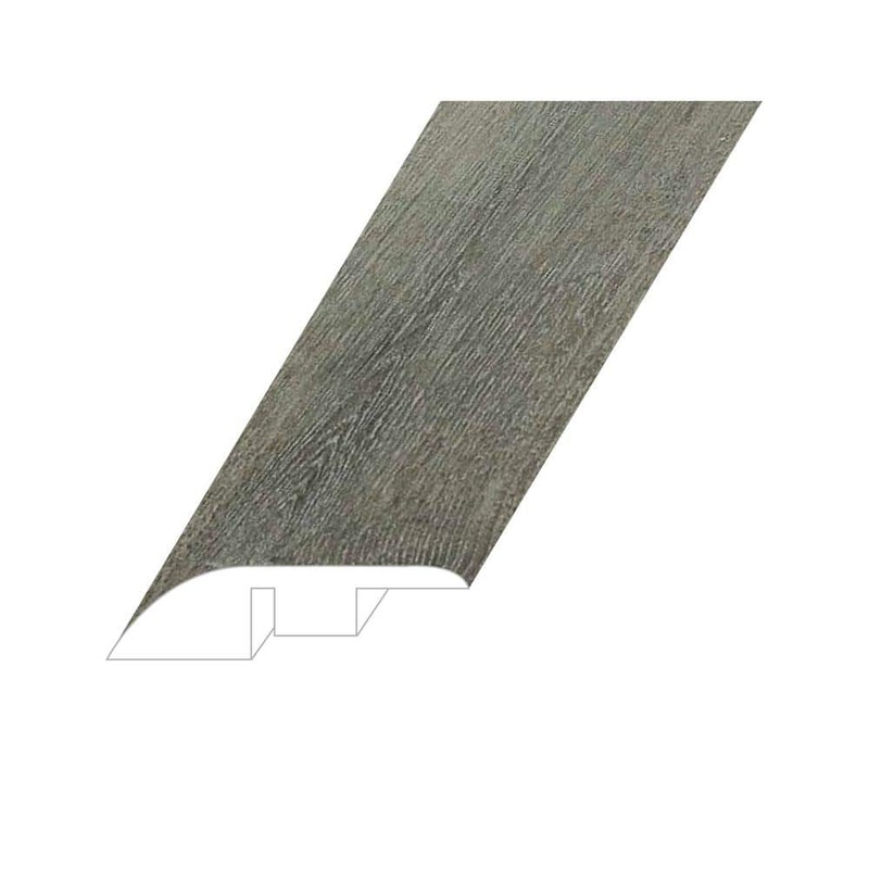 Montserrat Omnia Light Onyx 0.6 in. Thick x 1.8 in. Wide x 94.5 in. Length Vinyl Reducer Molding REDMNST-2018020