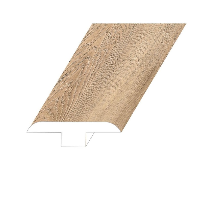 Montserrat Omnia Maison Tan 0.5 in. Thick x 1.8 in. Wide x 94.5 in. Length Vinyl T-Molding TMMNST-2018051