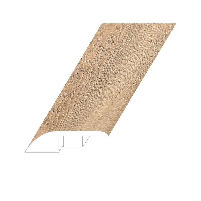 Montserrat Omnia Maison Tan 0.6 in. Thick x 1.8 in. Wide x 94.5 in. Length Vinyl Reducer Molding REDMNST-2018051